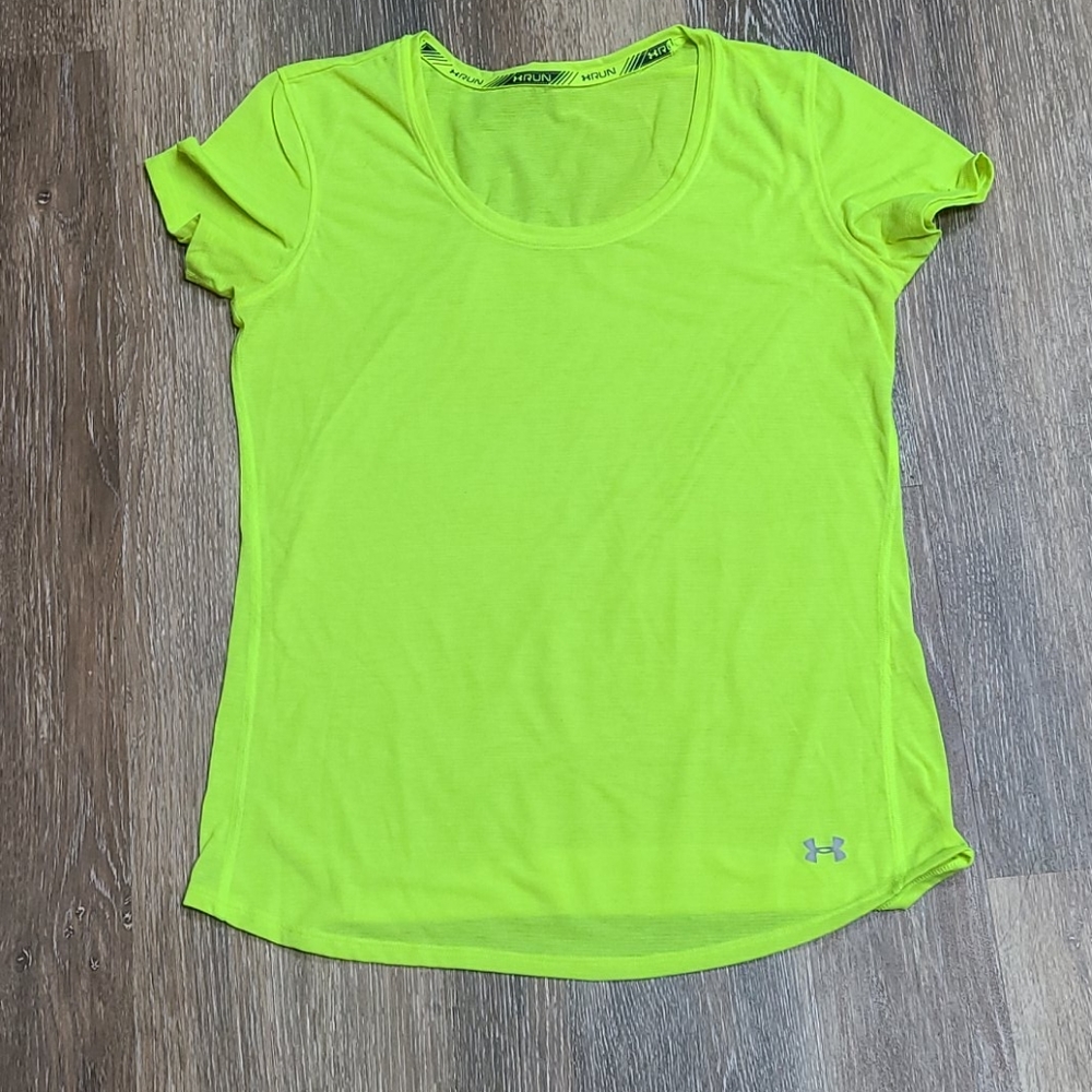 Under Armour Heat Gear Tee - Yellow